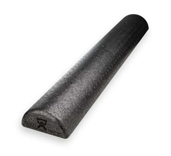 CanDo Coal Half Round Foam Roller