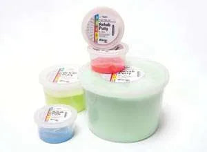 Hand therapy putty that can be squeezed for grip strength rehabilitation and finger dexterity recovery