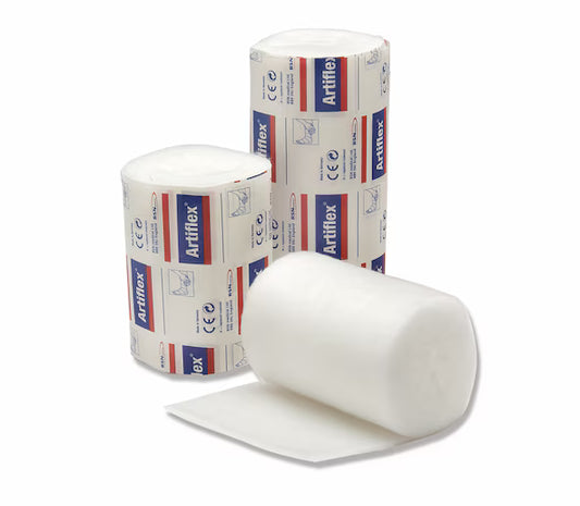 JOBST Artiflex, padding bandage for lymphedema, non-woven padding bandage, under cast padding, compression bandage padding, phlebology padding bandage, autoclavable padding bandage, latex-free padding bandage, lymphedema compression supplies, cast under-padding